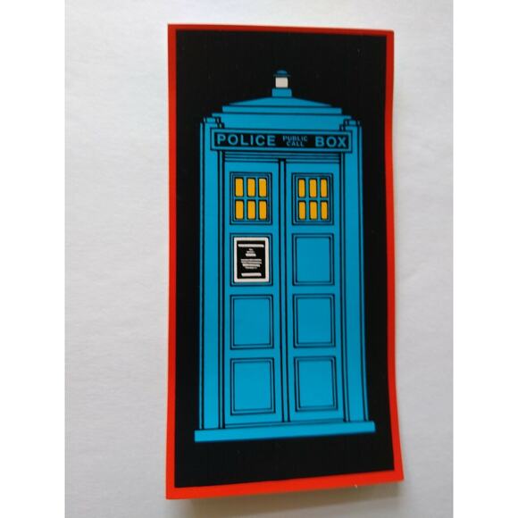 Doctor Who Pinball Machine Decal Sticker Tardis Original NOS 1992 Sci-Fi - Picture 3 of 6